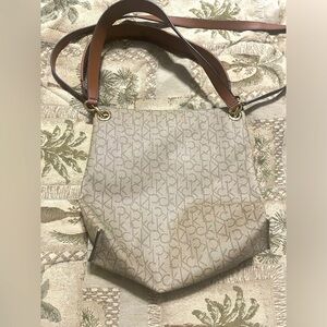 Classic🤎Calvin Klein monogram shoulder bag crossbody bag satchel messenger tote